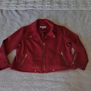 Marc New York Women's Red Bomber Jacket